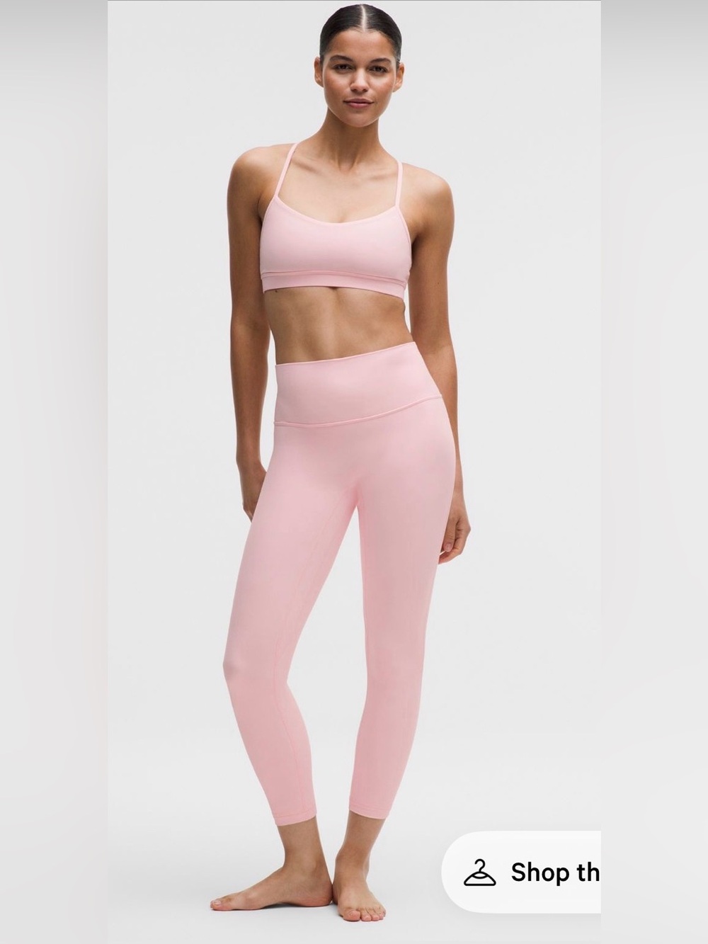 lululemon athletica Pink High-Rise 7/8 Leggings